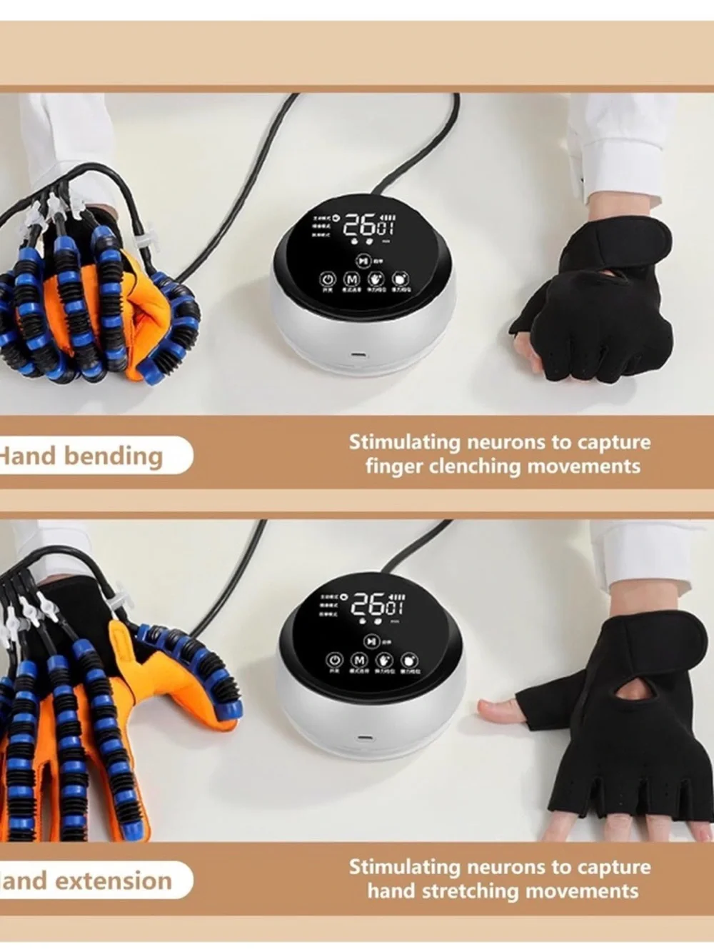 NIB Rehabilitation Glove,Sayorg,Robot Intelligence,USB,Strokes,Accidents,Left M - Picture 5 of 7
